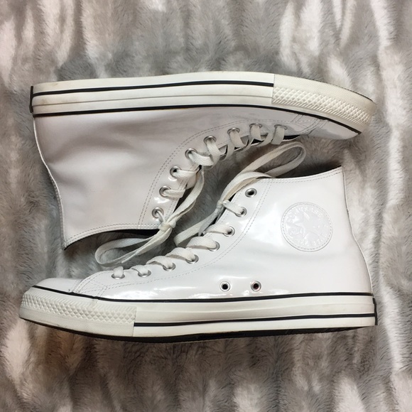 converse white patent leather